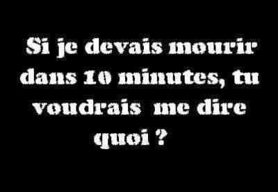 alors tu dit koi chouchou ?
